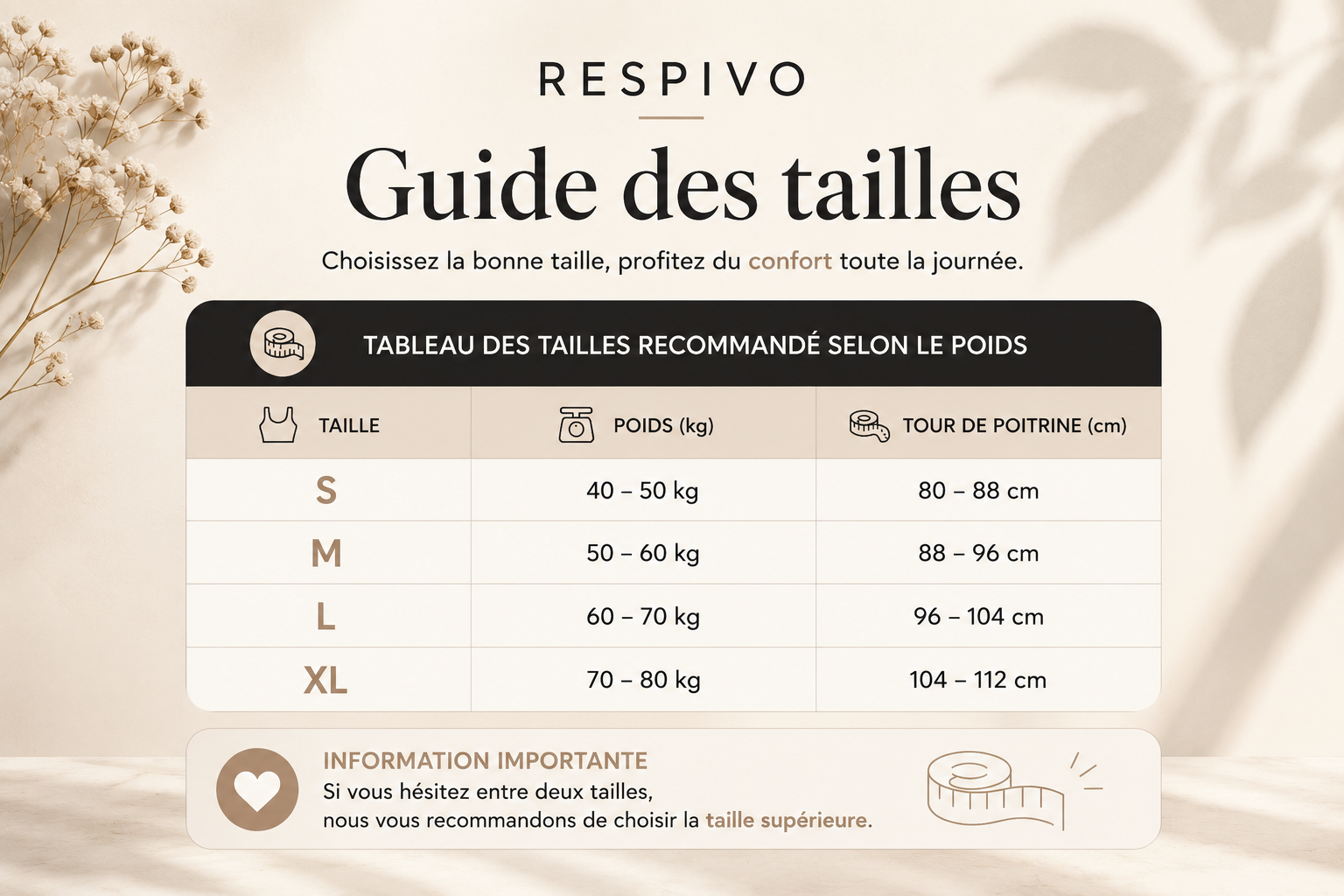 Respivo™ | T-shirt anti-transpiration invisible pour femme